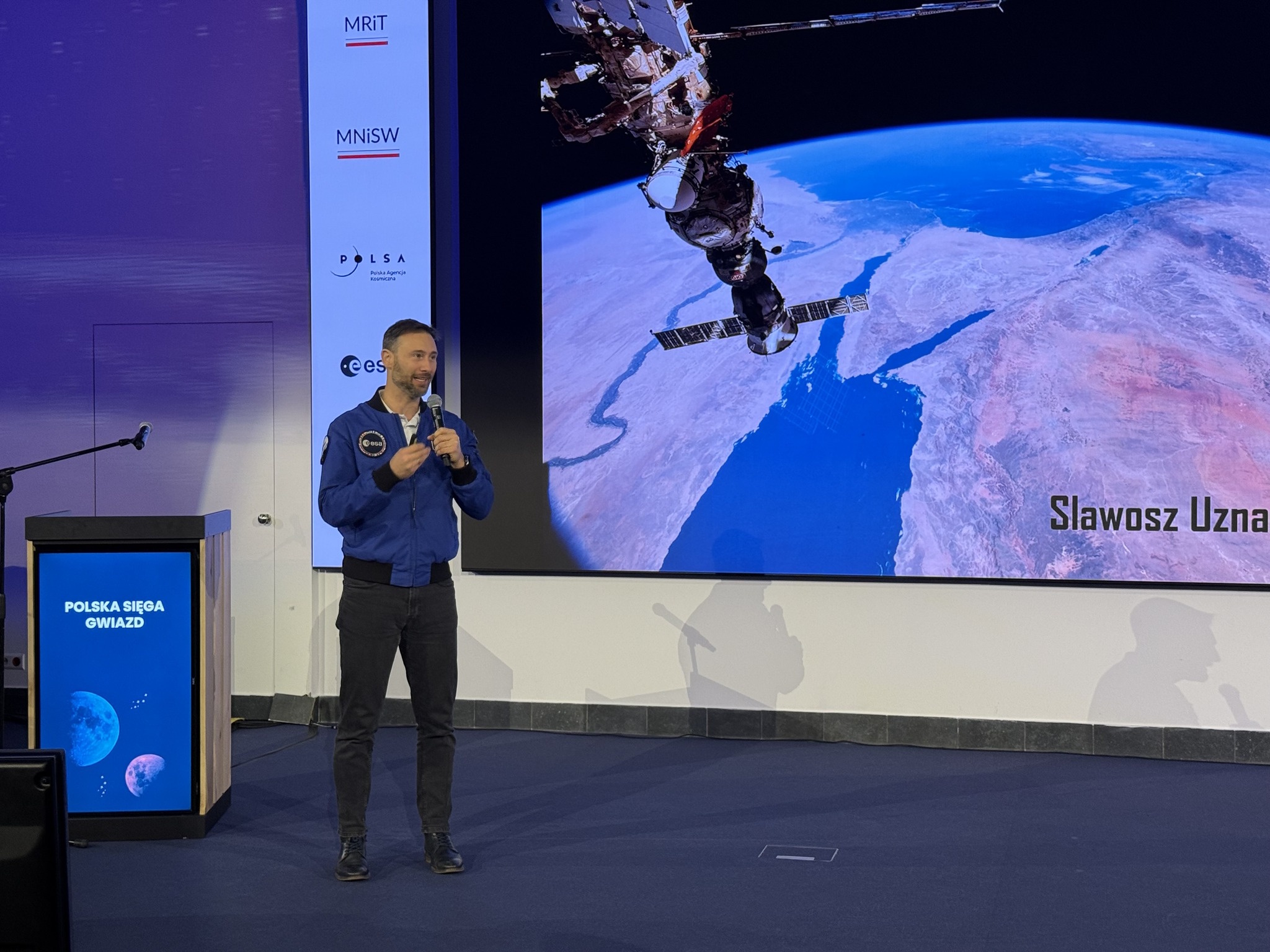 Sławosz Uznański-Wiśniewski na Politechnice Śląskiej