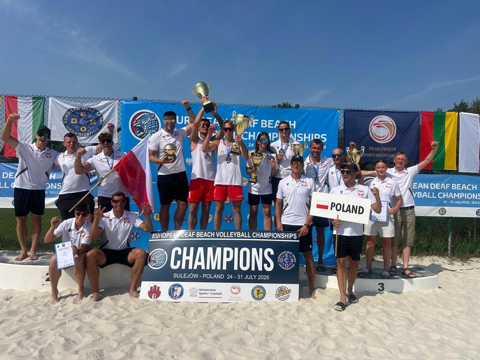 Gliwiczanki z brązem Mistrzostw Europy Głuchych w siatkówce plażowej