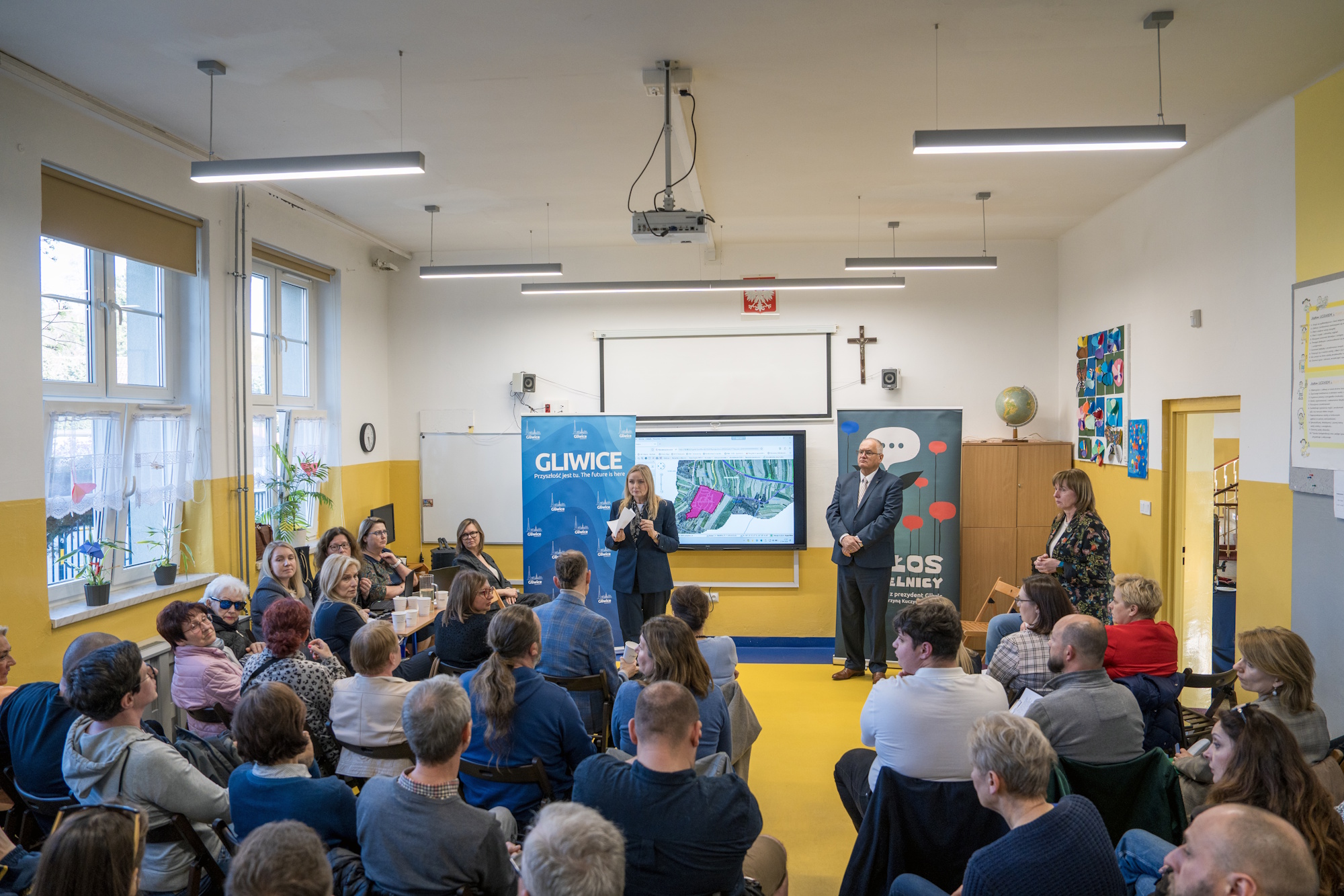 Prezydent Gliwic spotkała się z mieszkańcami Wilczego Gardła