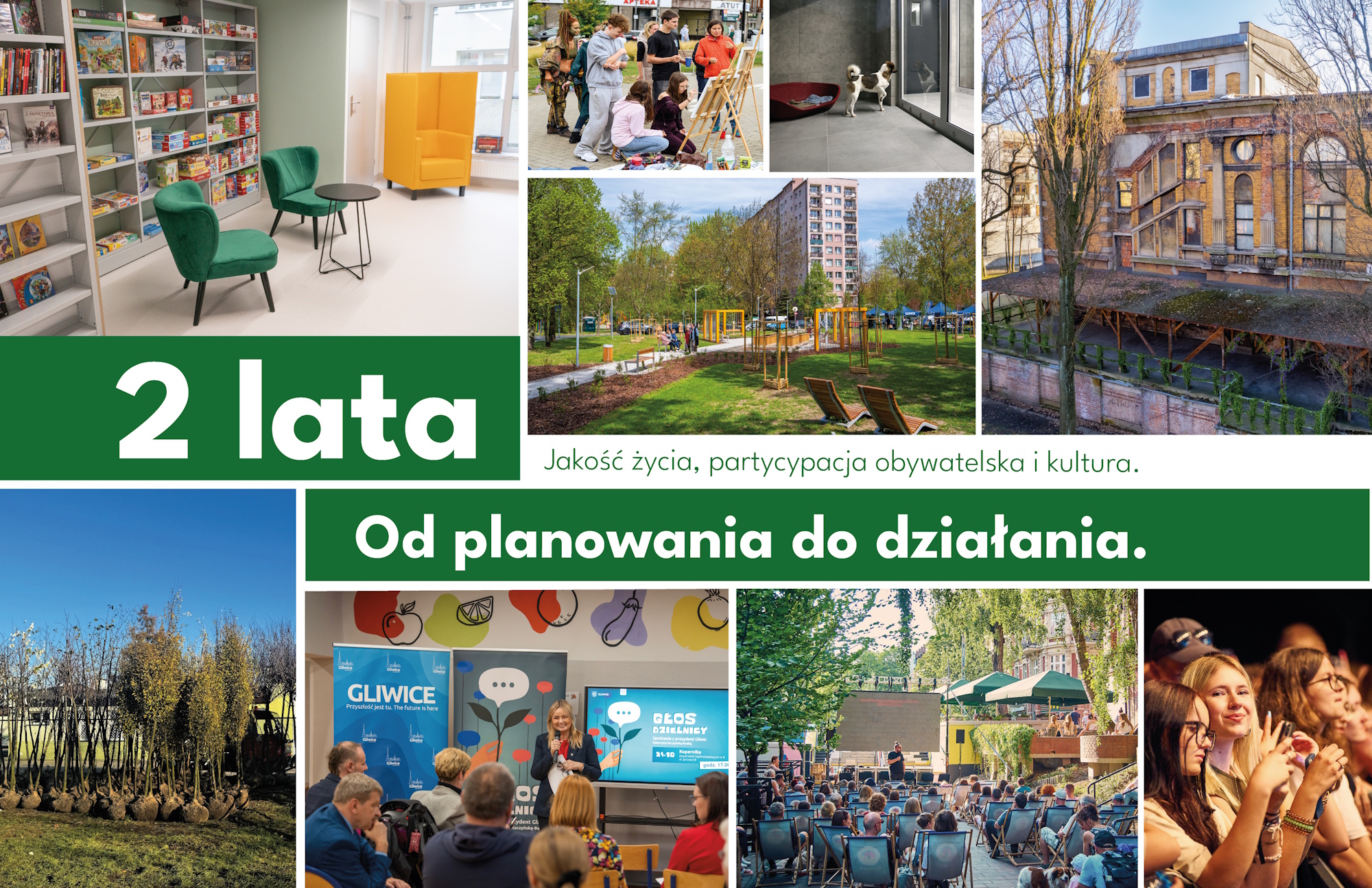 Drugi rok prezydent Gliwic. Część pierwsza - jakość życia, partycypacja obywatelska i kultura 
