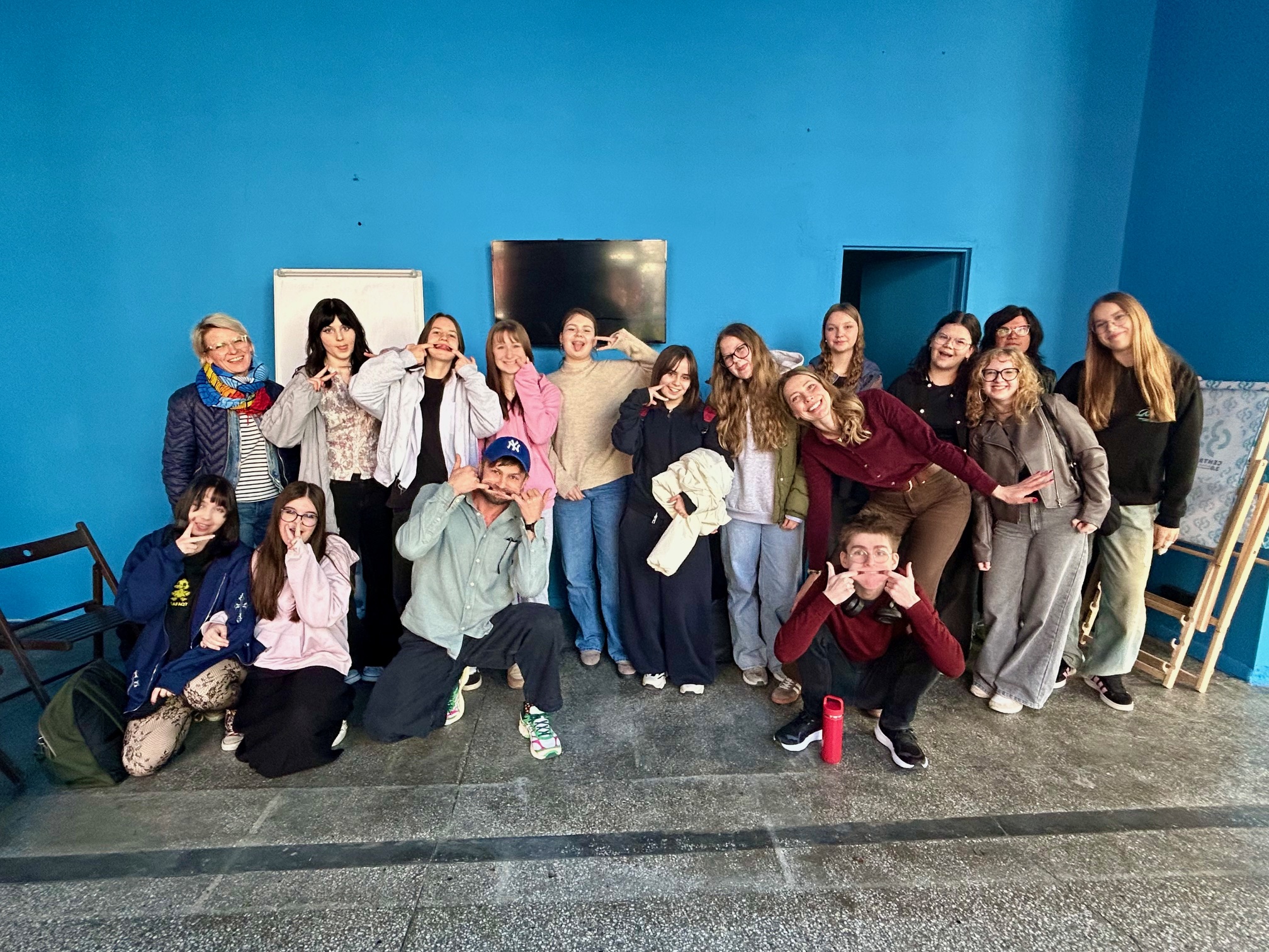 Zdjęcie grupowe z warsztatów