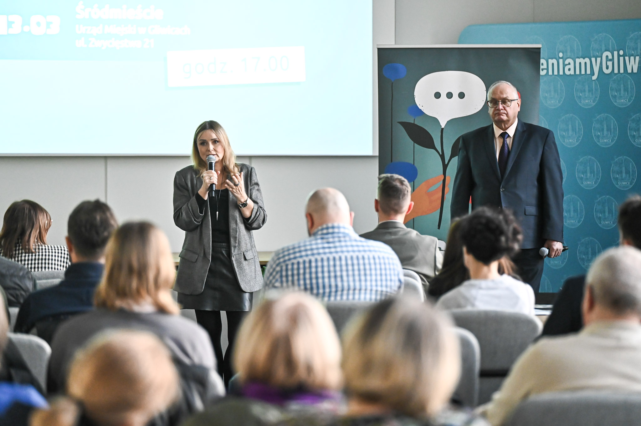 Prezydent Gliwic spotkała się z mieszkańcami Śródmieścia