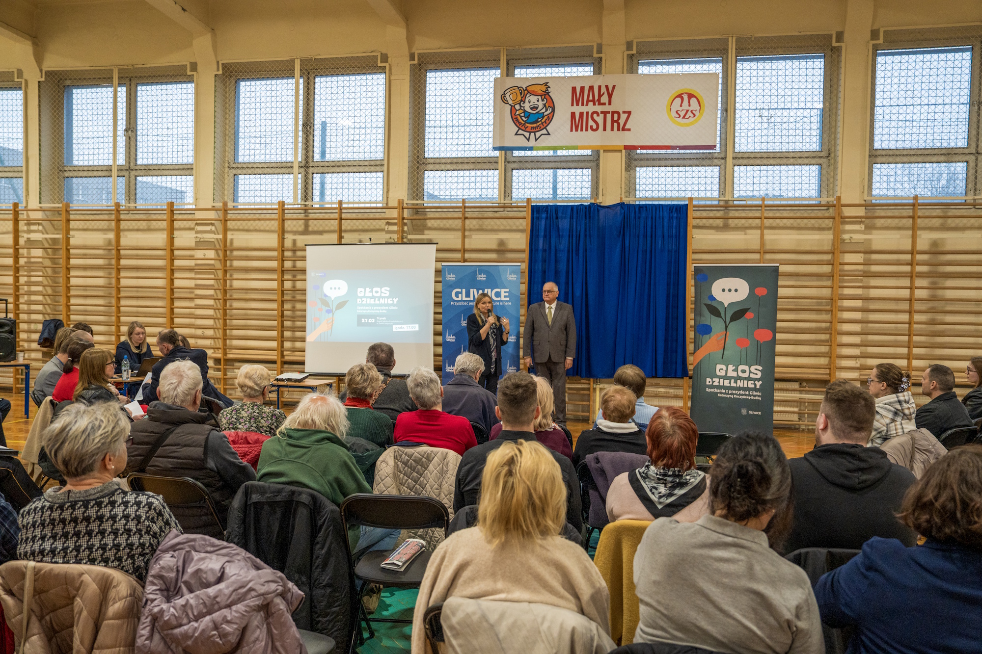 prezydent na spotkaniu z liczną grupą mieszkańców 