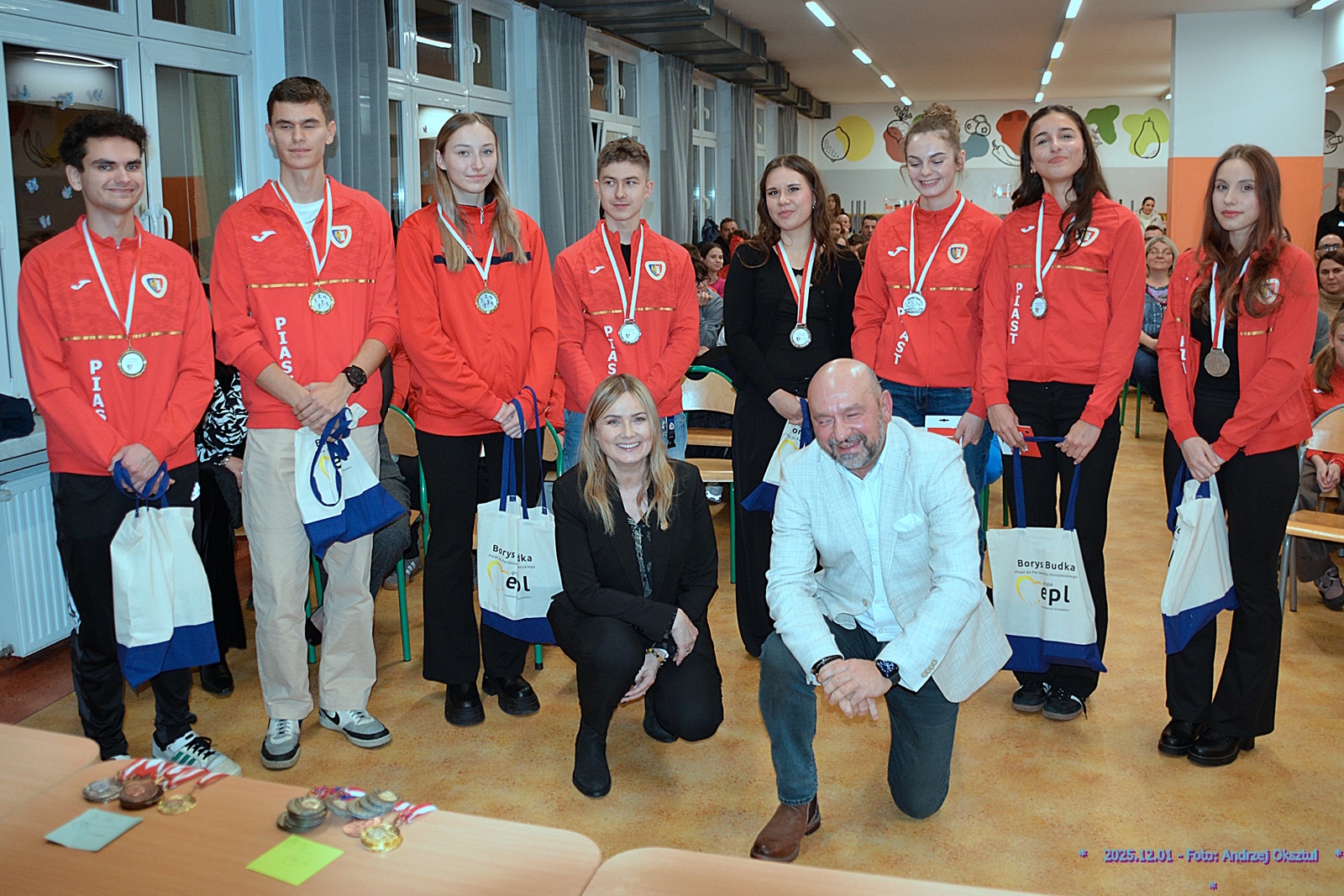 Prezydent z medalistami