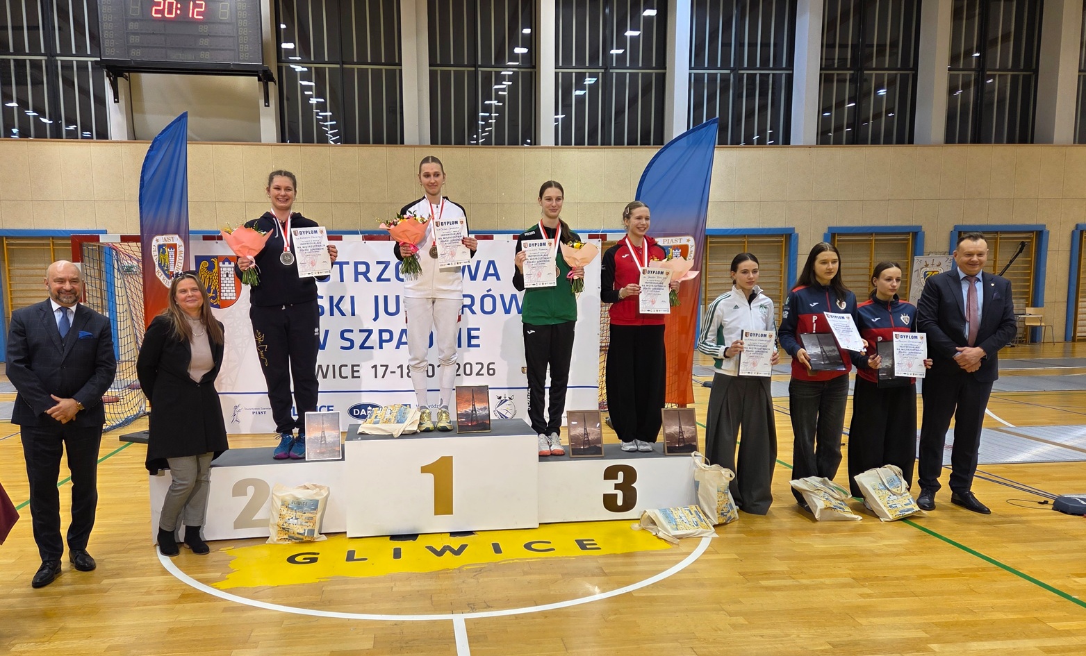 Oliwia Janeczek na podium