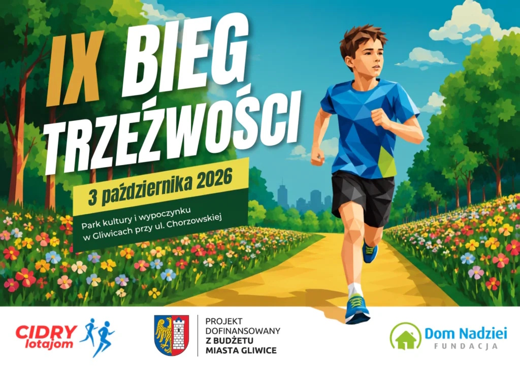 Baner promujący bieg