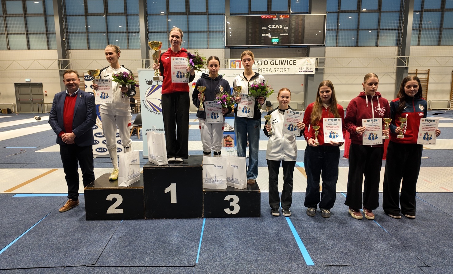 Gliwiccy szpadziści na podium Pucharu Polski Juniorów