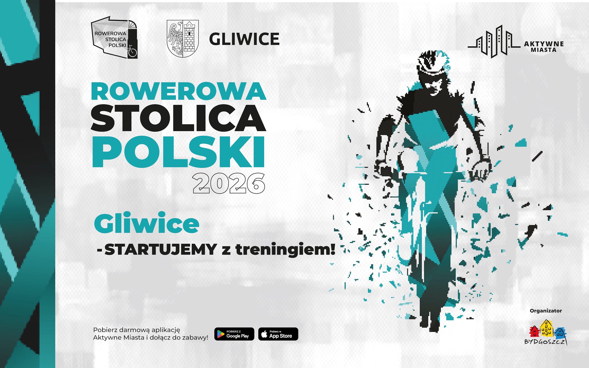 Baner promujący akcję Rowerowa Stolica Polski