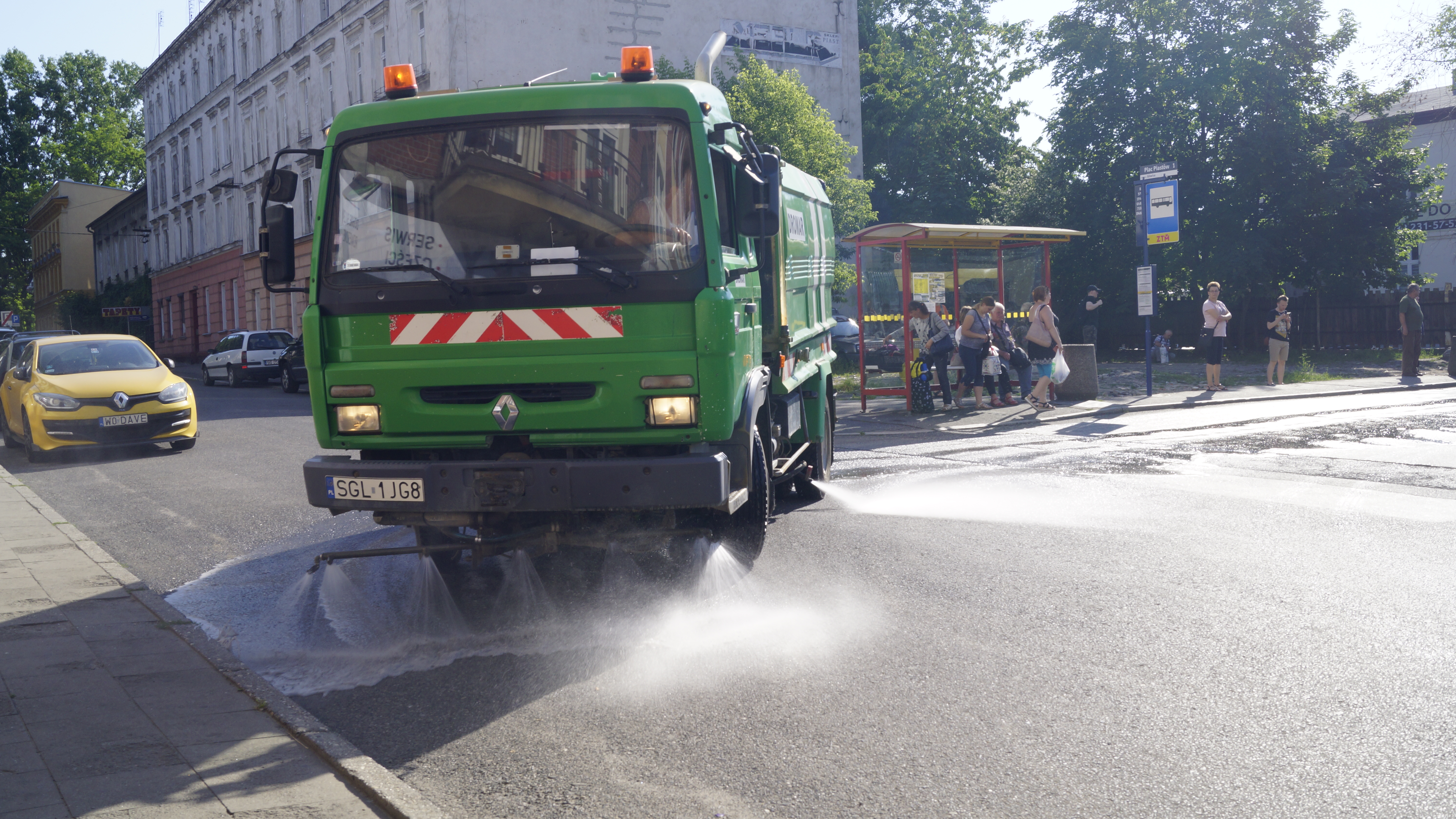 To nie burza! To polewaczka
