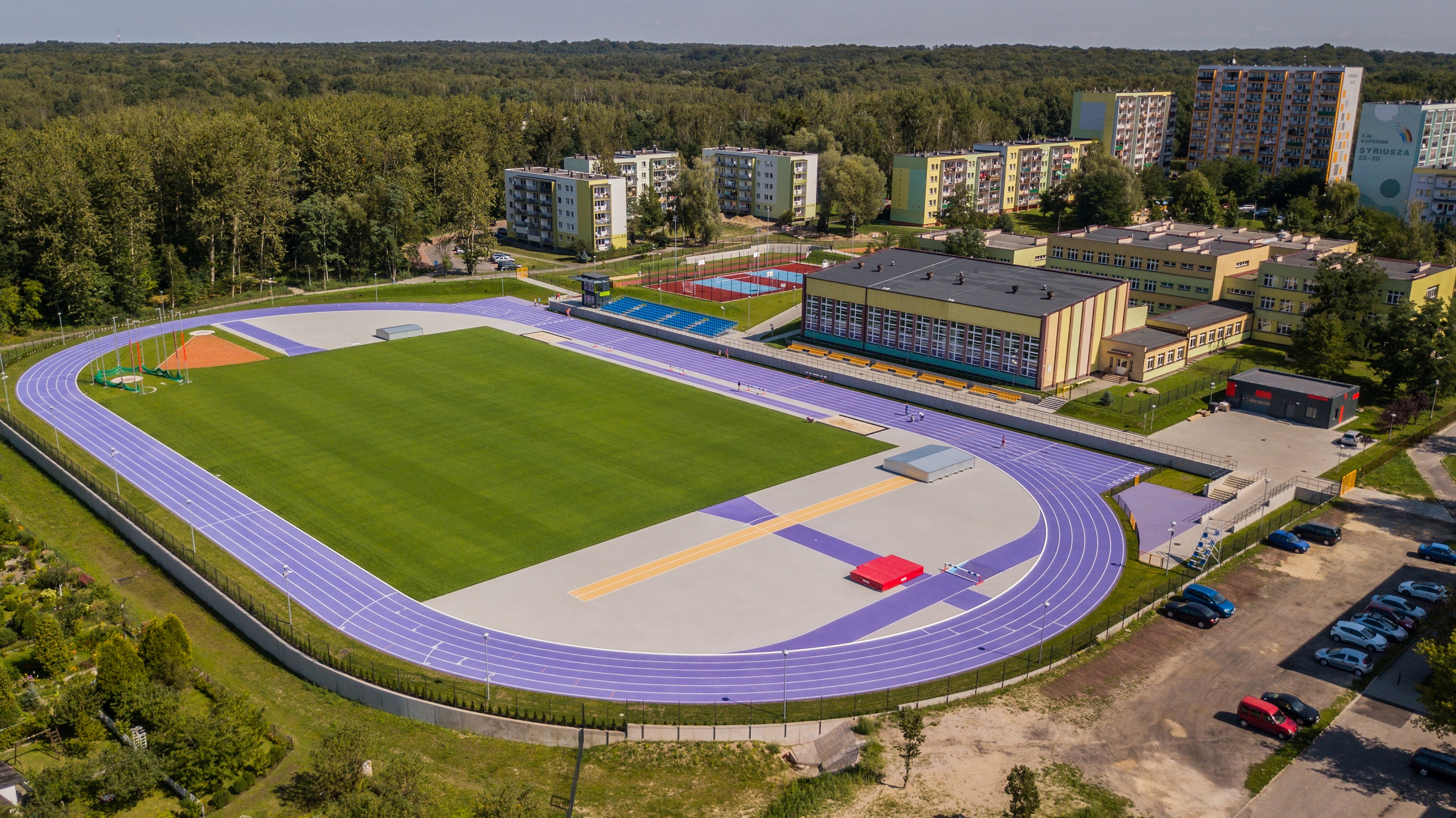 Arena lekkoatletyczna poleca się na treningi