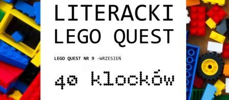 LITERACKI LEGO QUEST – 40 KLOCKÓW