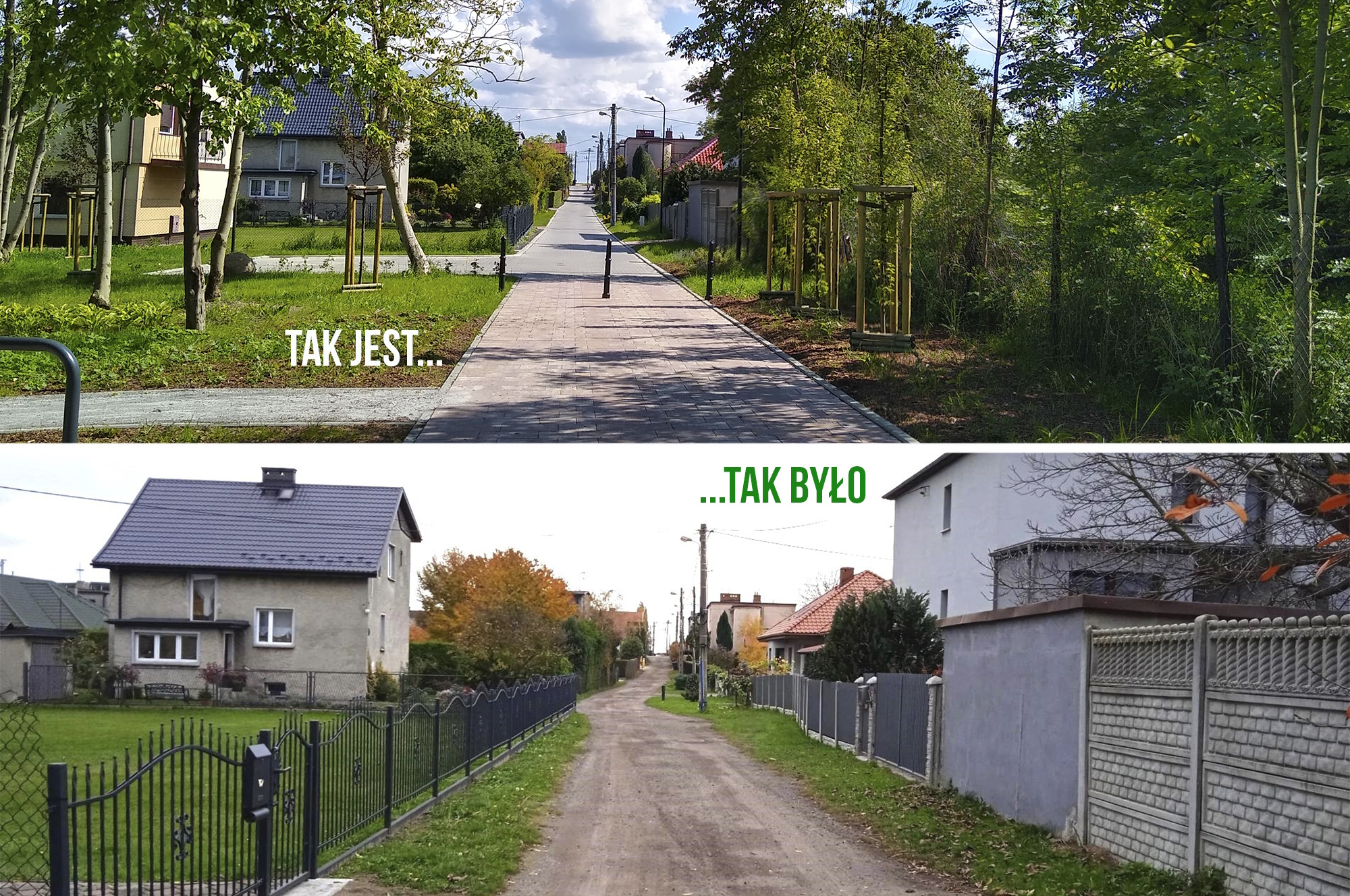 Tak było, tak jest. Nowy łącznik w Ostropie