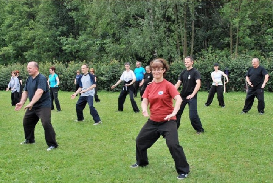 Tai Chi w Parku Chopina