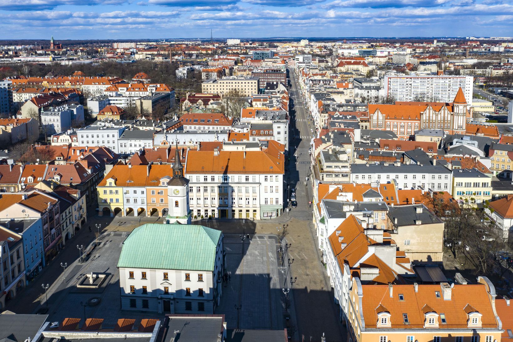 rynek z lotu ptaka