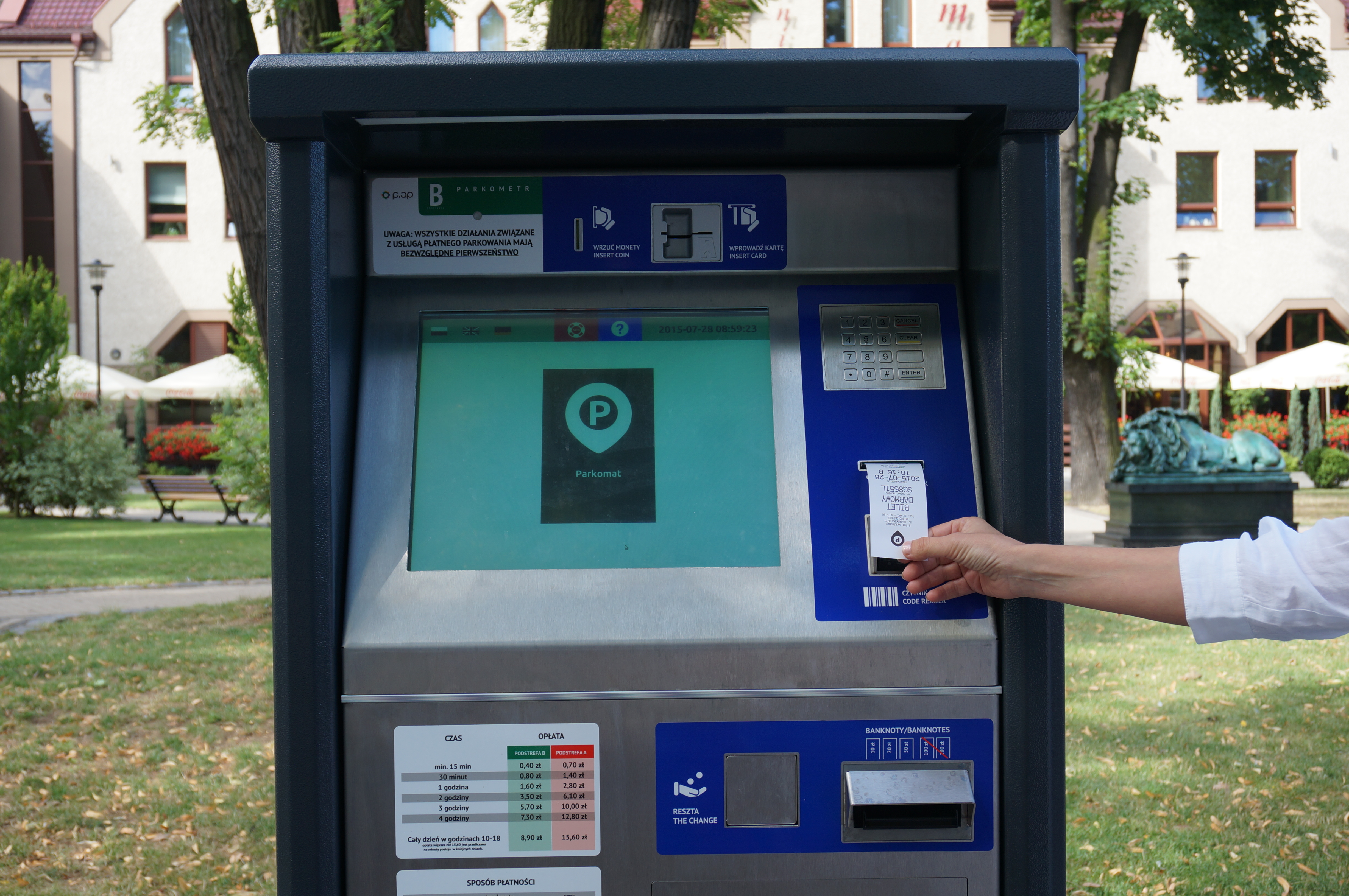 Serwisowanie parkomatów. Może być problem z płatnościami!