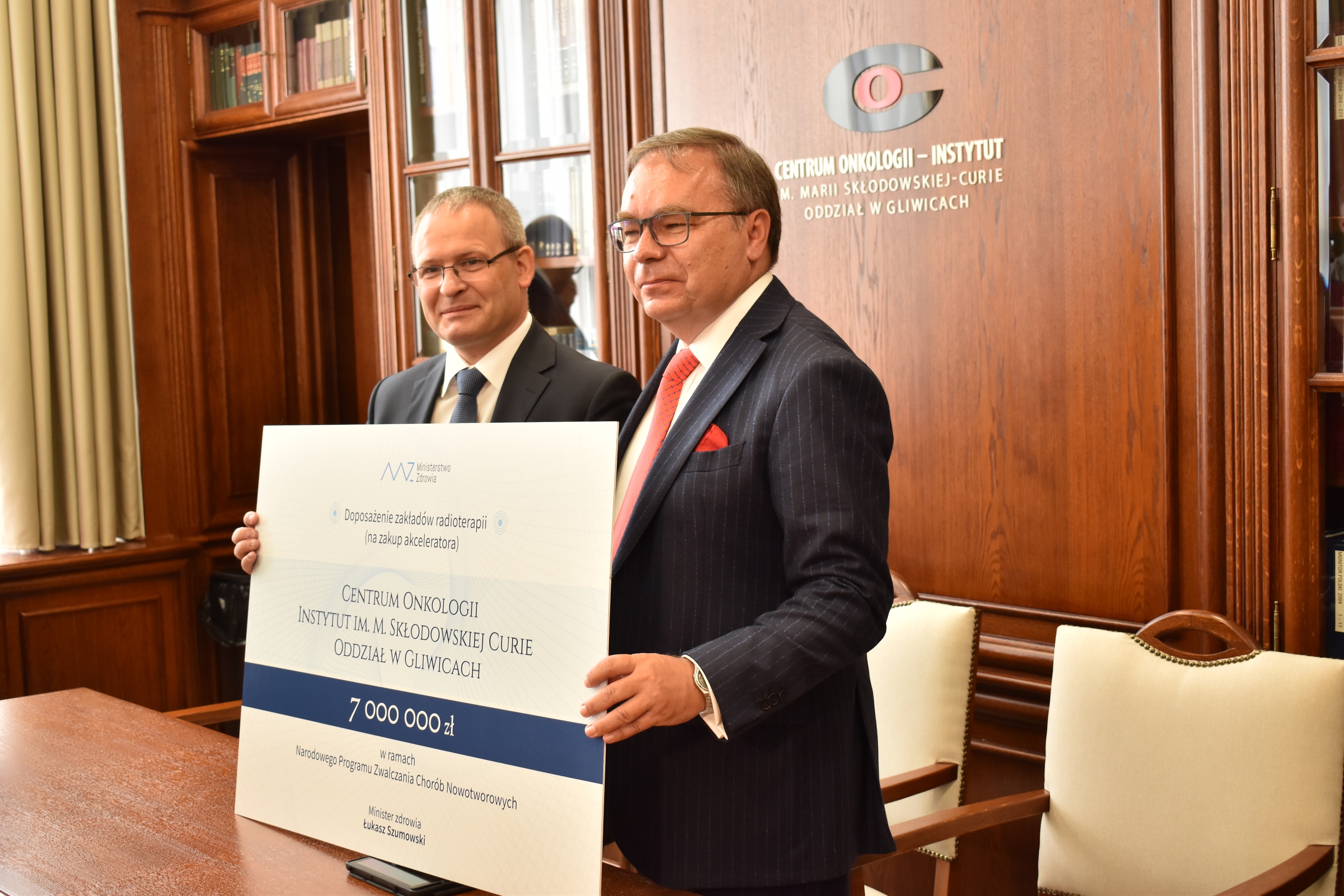 7 mln zł dla gliwickiej onkologii