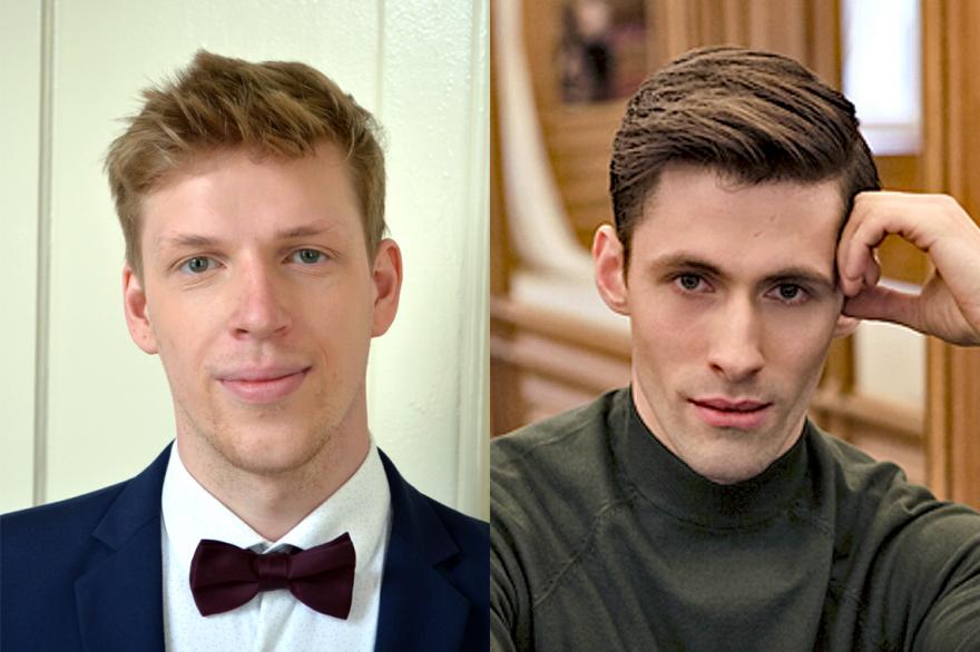  od lewej: Jan Baranowski, Daniel Oktawian Piotrowski (fot. archiwa prywatne)