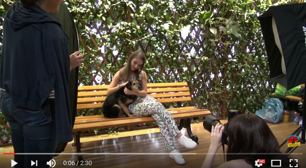Wyjątkowi modele w wyjątkowej scenerii