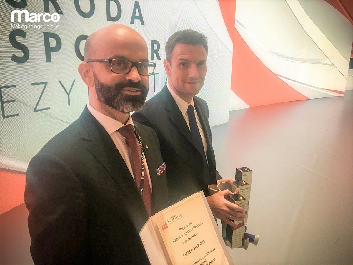 Marco laureatem Nagrody Gospodarczej Prezydenta RP