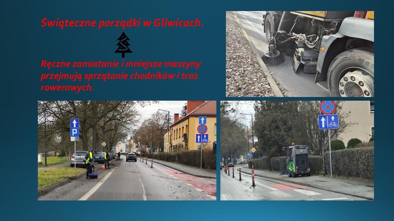 Przedświąteczne porządki na drogach dla rowerów